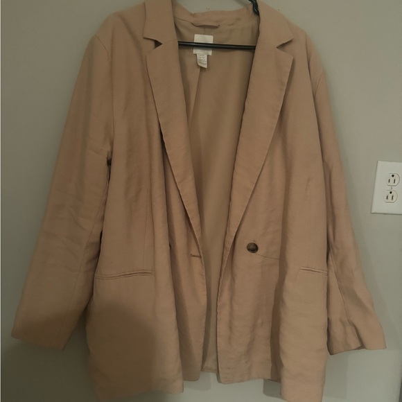 Women's Tan Blazer Coat - Picture 7 of 7
